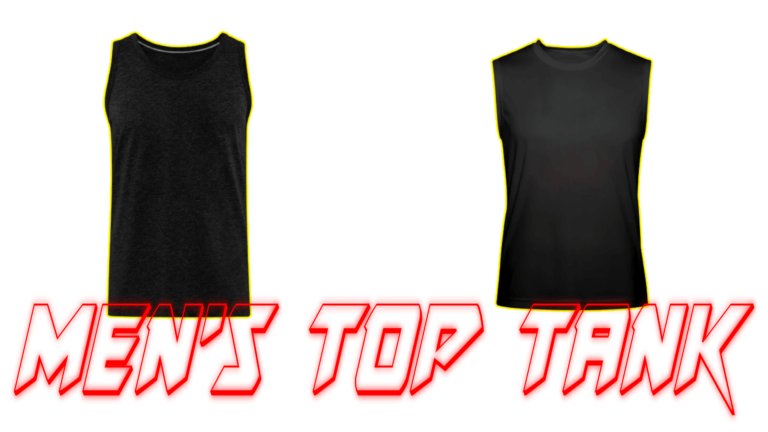 a title 3d "men's tank"